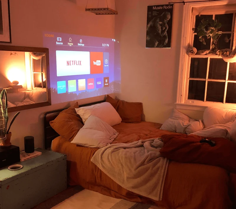 Mini Beamer – Compact Design, HD-weergave & HDMI/USB Aansluiting voor Thuis