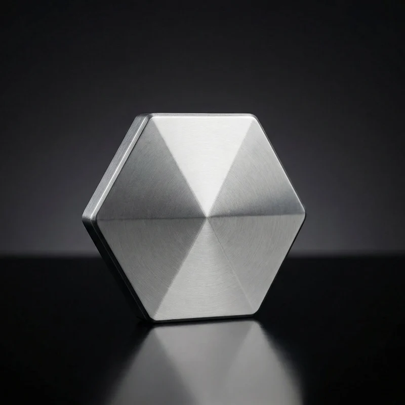 Fidget Flip Speelstuk – Verzwaard Metaal, Soepele Rotatie & Compact Formaat