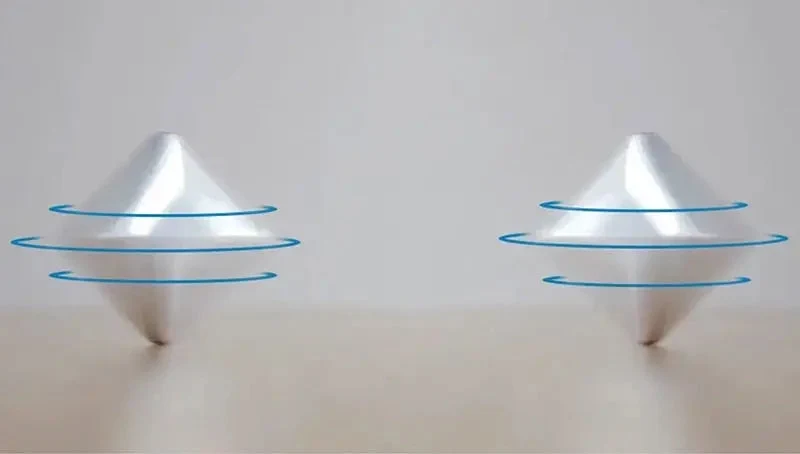 Fidget Flip Speelstuk – Verzwaard Metaal, Soepele Rotatie & Compact Formaat