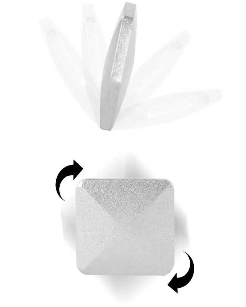 Fidget Flip Speelstuk – Verzwaard Metaal, Soepele Rotatie & Compact Formaat