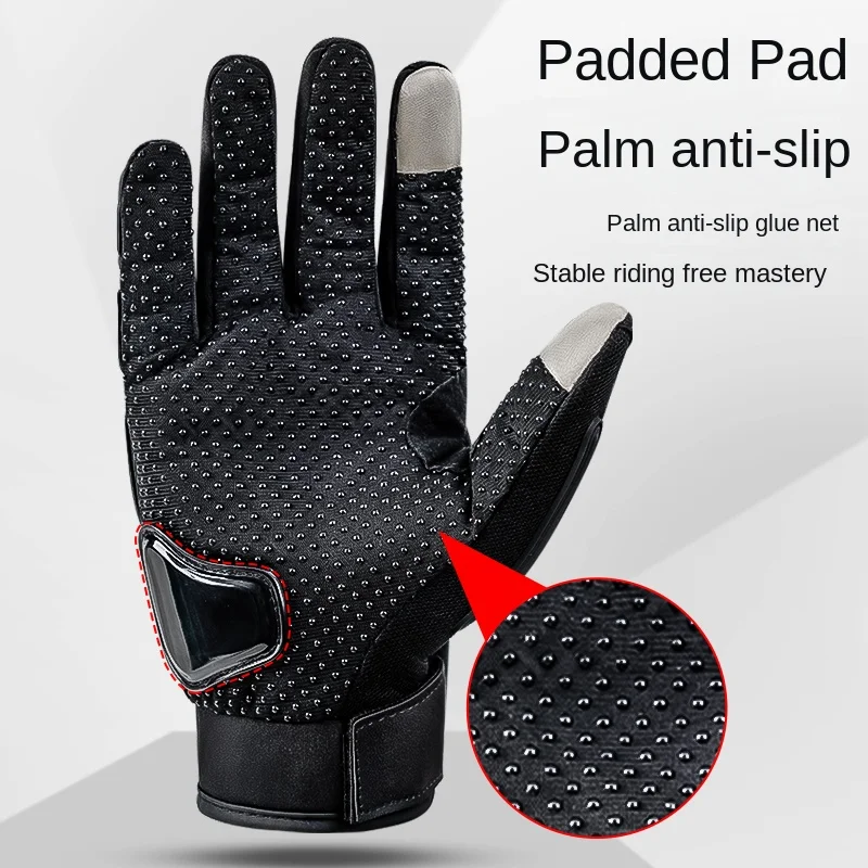 Motorhandschoenen Heren – Ademend & Lange Vingers met Grip