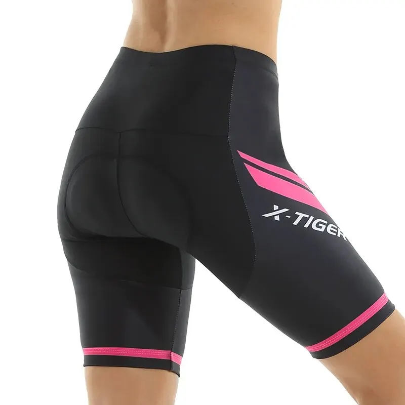 Dames Fietsbroek met 3D Gel Padding – Ademend Lycra & Naadloos Ontwerp