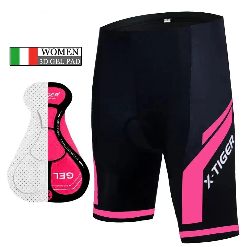 Dames Fietsbroek met 3D Gel Padding – Ademend Lycra & Naadloos Ontwerp