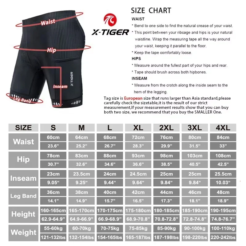 Fietsbroek Heren – 5D Gel Zitkussen & Reflecterende Details
