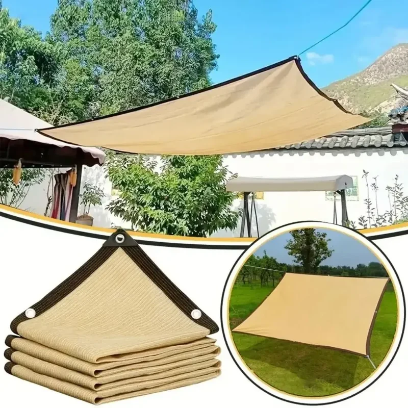 Schaduwdoek met Ogen – Zonwering voor Tuin, Terras & Kas