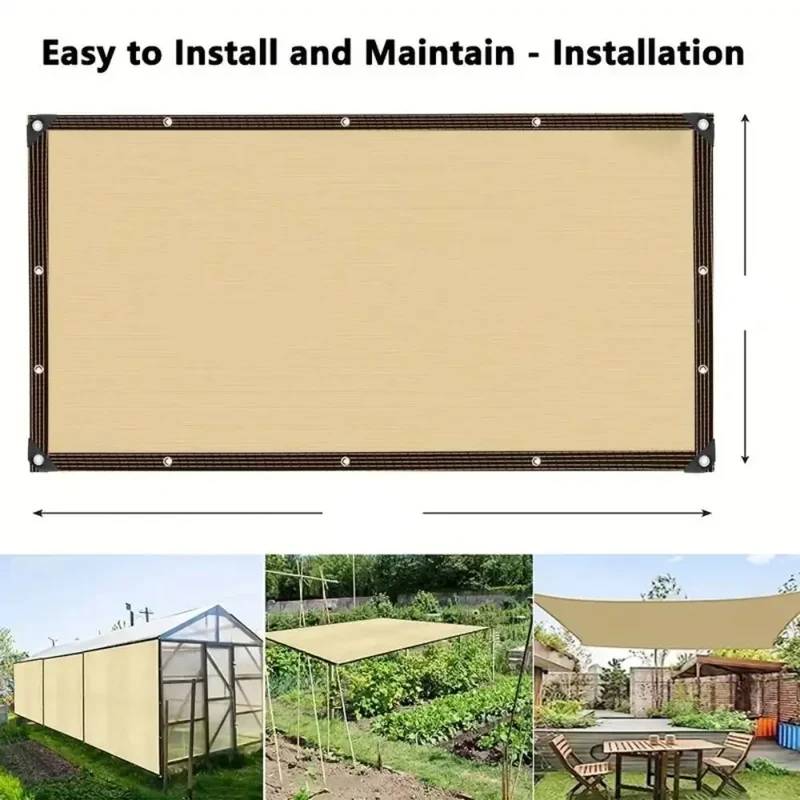Schaduwdoek met Ogen – Zonwering voor Tuin, Terras & Kas