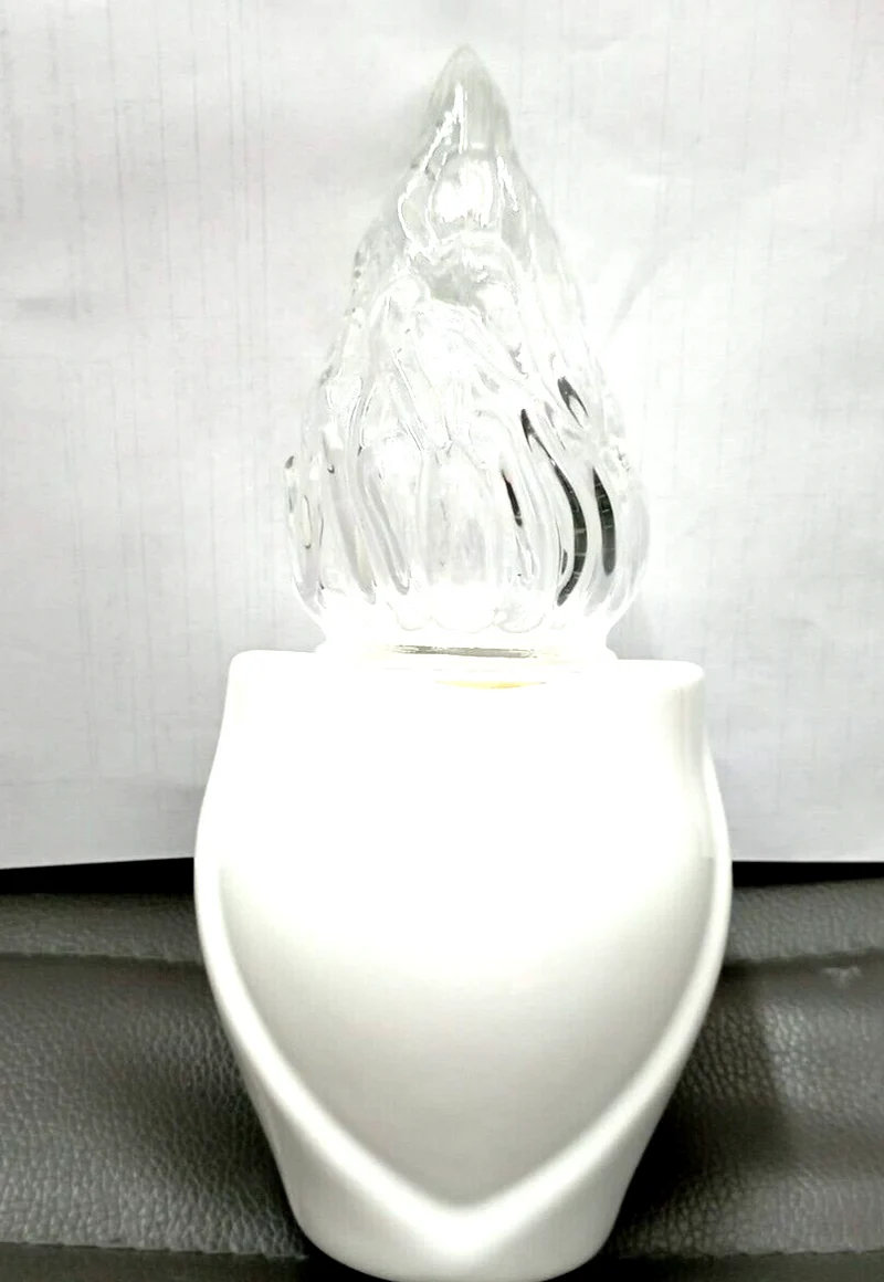 Lampe Pour Angelots Artisanal Cimetière En Porcelaine