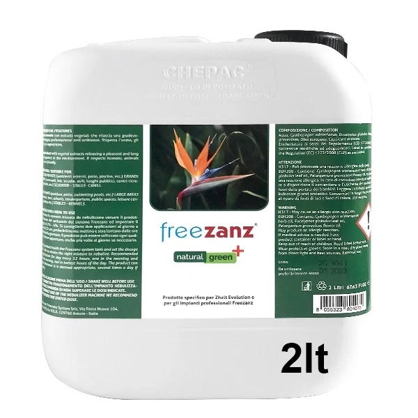 Freezanz Natural Green+ Concentrato Lt.2 Zhalt Evolution e Zhalt Evolution Connect