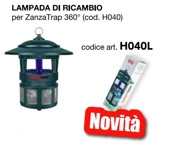 Lampada Ricambio Cattura Zanzare Zanza Trap 360 Vario Compact H040L