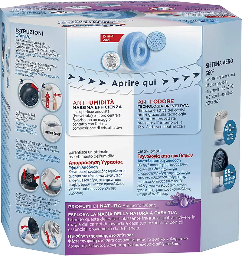 Neu Laden Tab Lavendel für Gerät Aero 360° Kit, Mehrfarbig