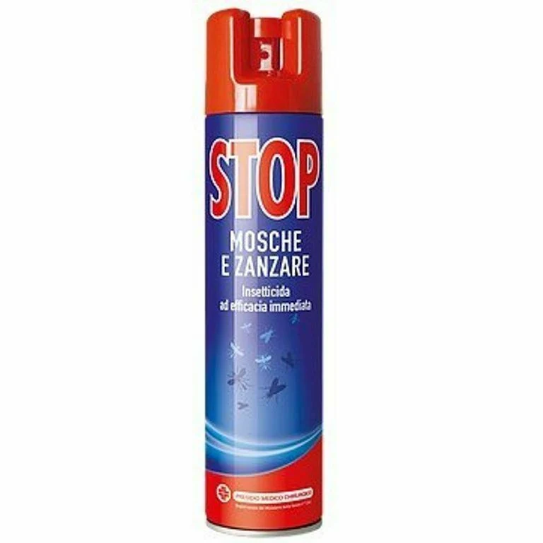 STOP insetticida mosche e zanzare 400ml.x3 spray erogat efficac immediata 1200ml
