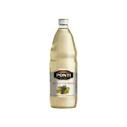 PONTI ACETO DI VINO BIANCO PET LT.1 X 4 BOTTIGLIE