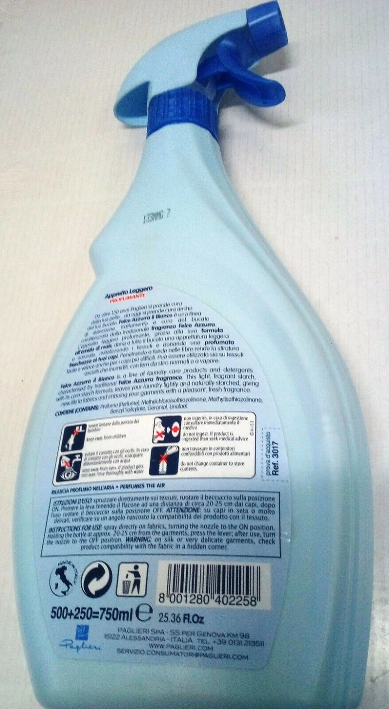 Apretto stira veloce Felce Azzurra ml.750