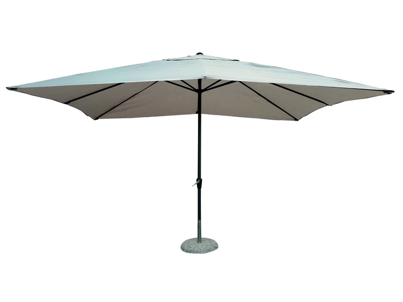 Ombrellone poly alluminio 3x4mt/48mm ecru
