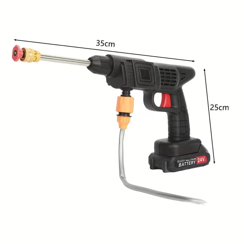 Pistola Idropulitrice con Doppia Batteria 48V e Ugelli Portatile con Accessori