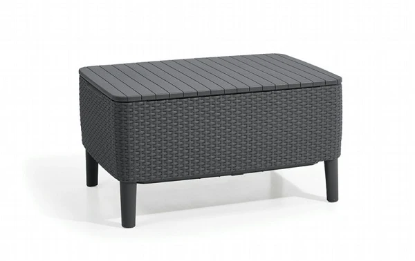 Salotto Keter Salemo Lounge Set Grafite Con Cuscini