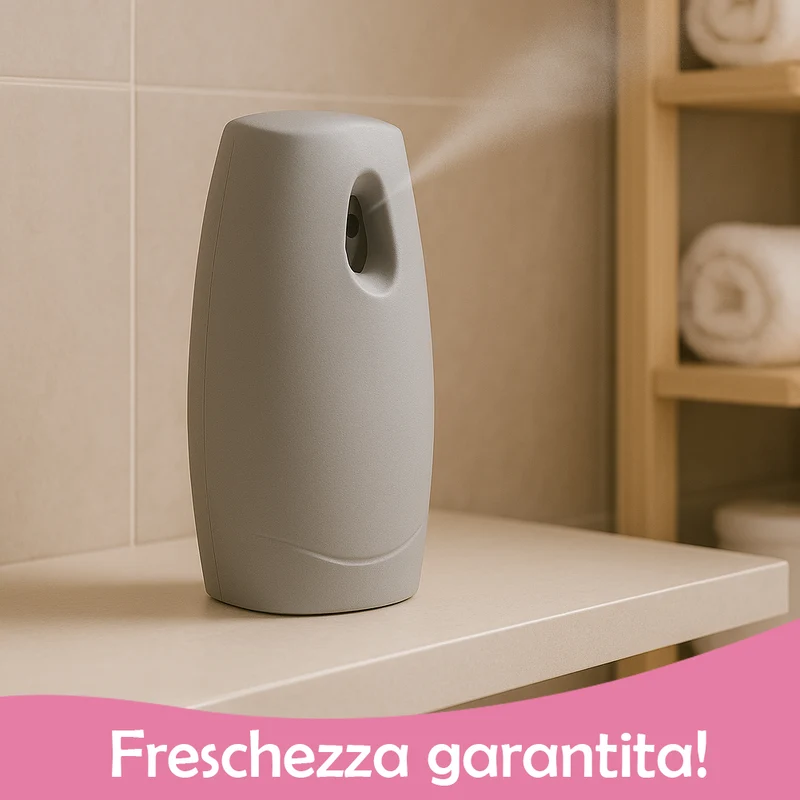 AIR FRESH Deomatic Set 6 x 250 ml Ricarica Spray Profumatore per Ambiente Rosa