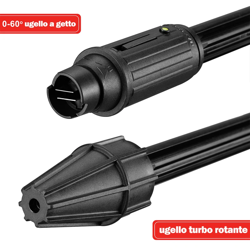 Pistola a Spruzzo Acqua per Idropulitrice con 2 Lance 160Bar Compatibile Lavor