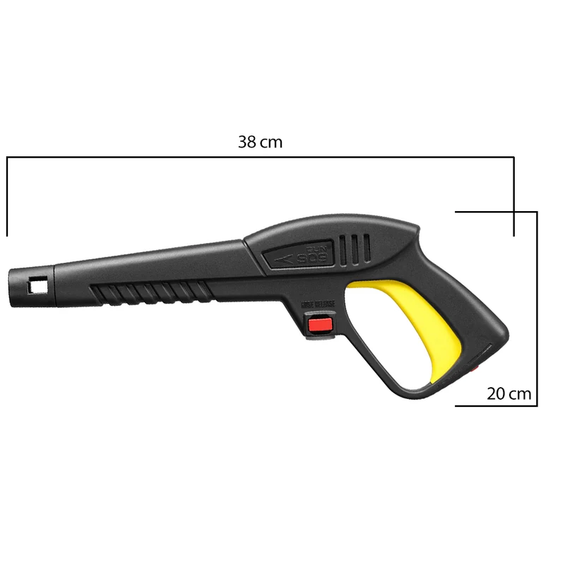 Pistola a Spruzzo Acqua per Idropulitrice con 2 Lance 160Bar Compatibile Lavor