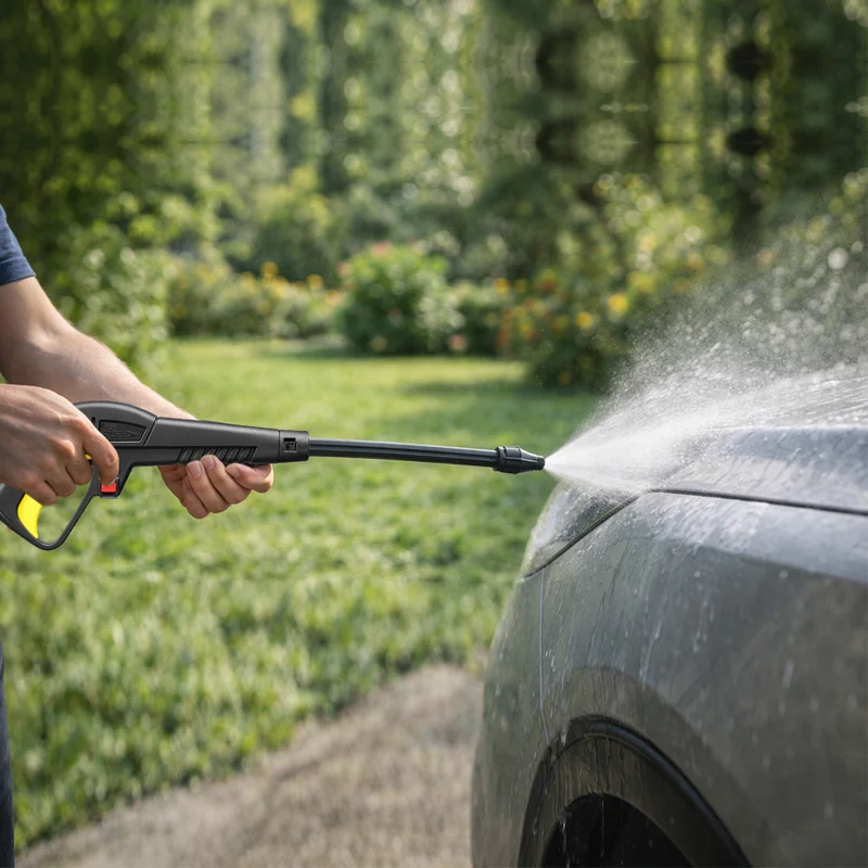 Pistola a Spruzzo Acqua per Idropulitrice con 2 Lance 160Bar Compatibile Lavor