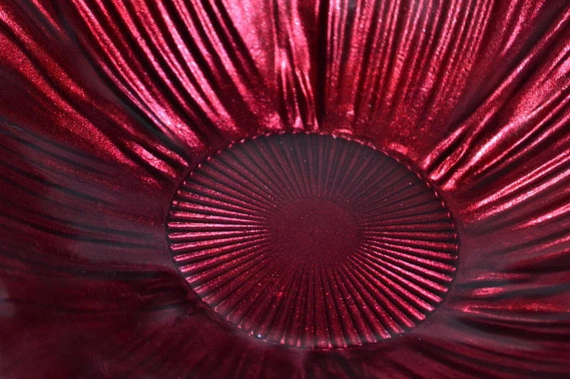 Centrotavola Vetro Rosso