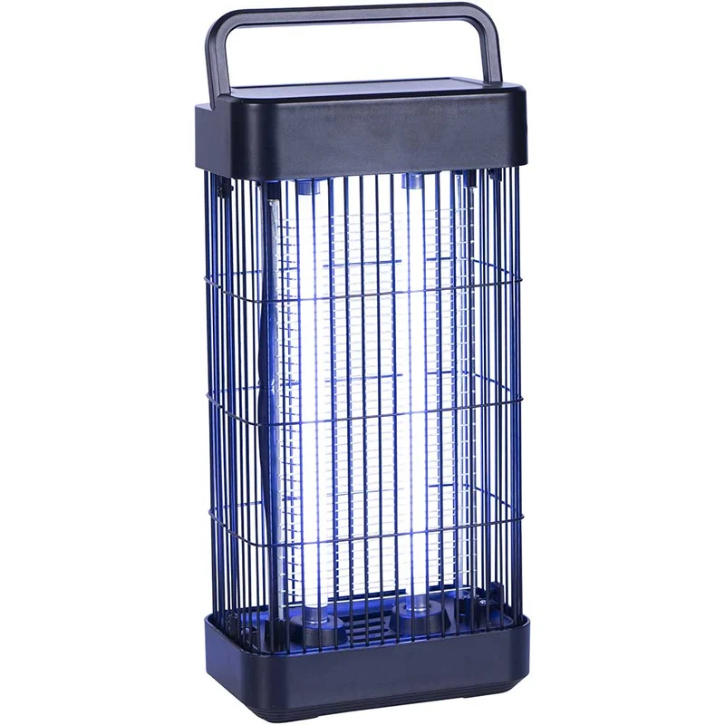 Zanzariera Elettrica Anti Zanzare Mosche 2 Lampade UV Elettroinsetticida 16W
