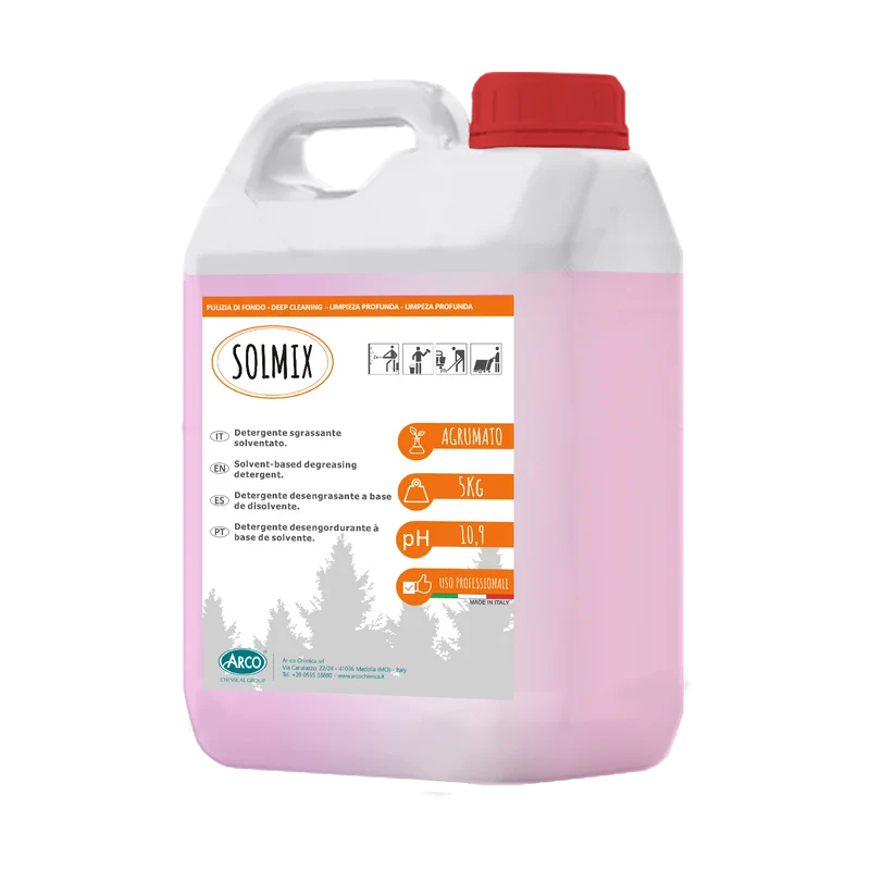 Detergente multiuso solventato Arco Chimica Solmix 4x5 kg DISPONIBILE IN 10 GIORNI LAVORATIVI