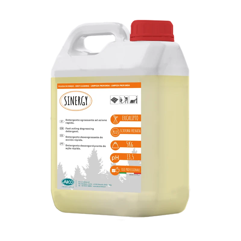 Detergente sgrassante Arco Chimica Sinergy 4x5 kg DISPONIBILE IN 10 GIORNI LAVORATIVI