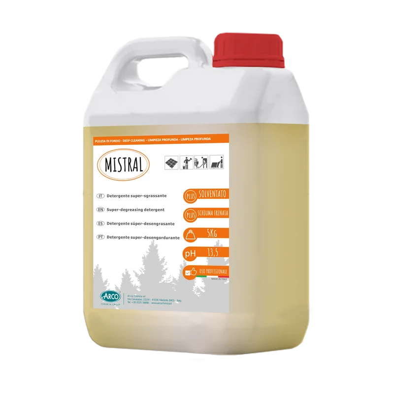 Detergente solvente supersgrassante Arco Chimica Mistral 5 kg