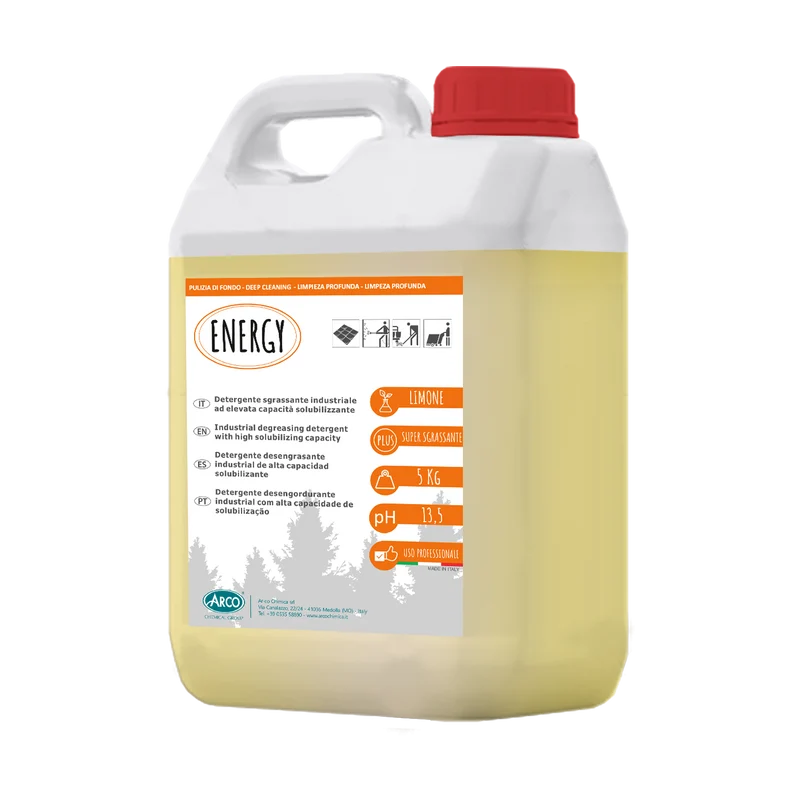 Detergente solubilizzante sgrassante Arco Chimica Energy 4x5 kg DISPONIBILE IN 10 GIORNI LAVORATIVI