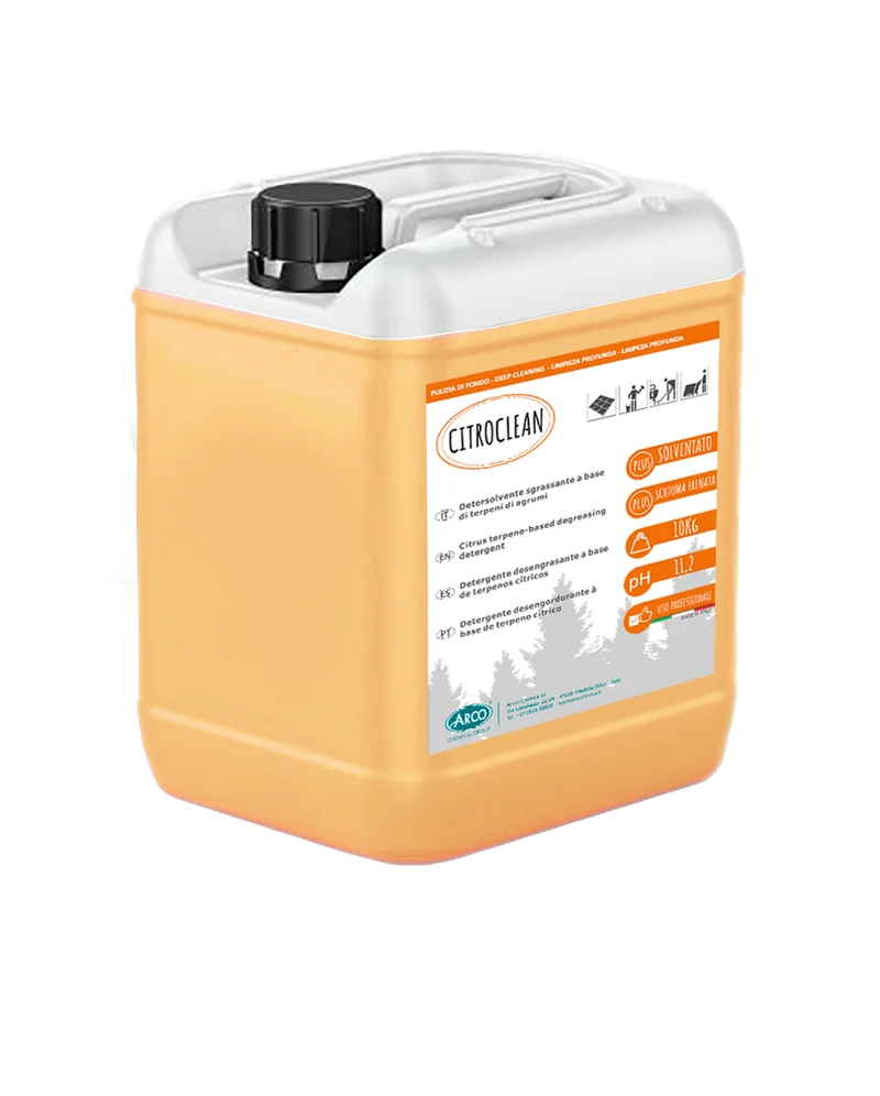 Detergente sgrassante solventato Arco Chimica Citroclean 10 kg DISPONIBILE IN 10 GIORNI LAVORATIVI