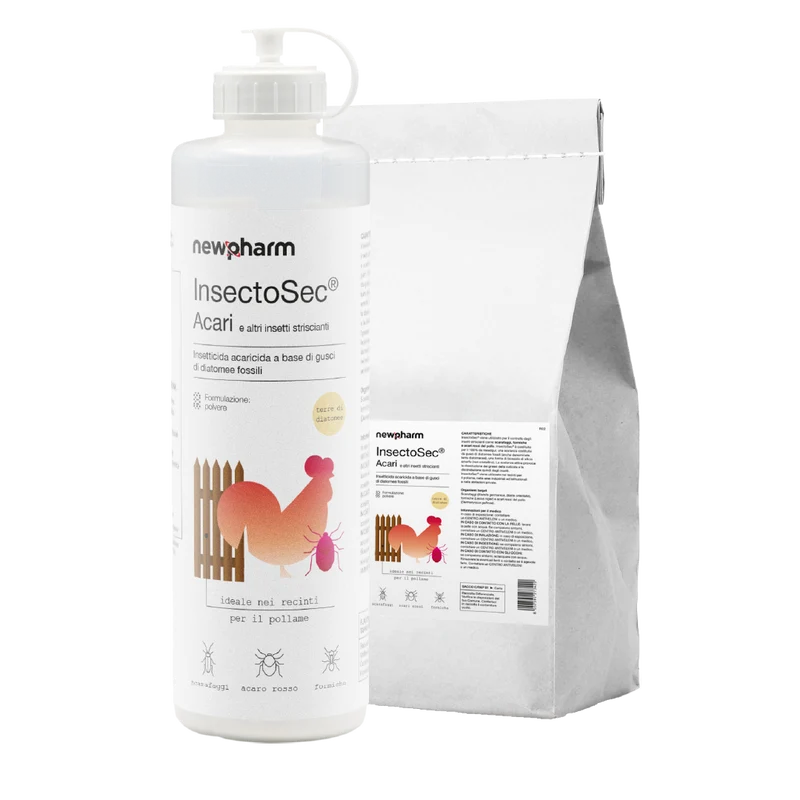 Insetticida naturale per acari, blatte e formiche Newpharm Insectosec 100 g