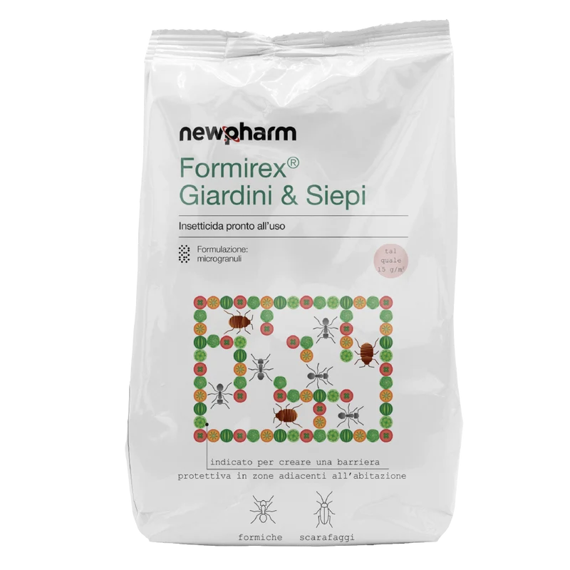 Insetticida microgranulare per formiche Newpharm Formirex Giardini & Siepi 1 kg busta
