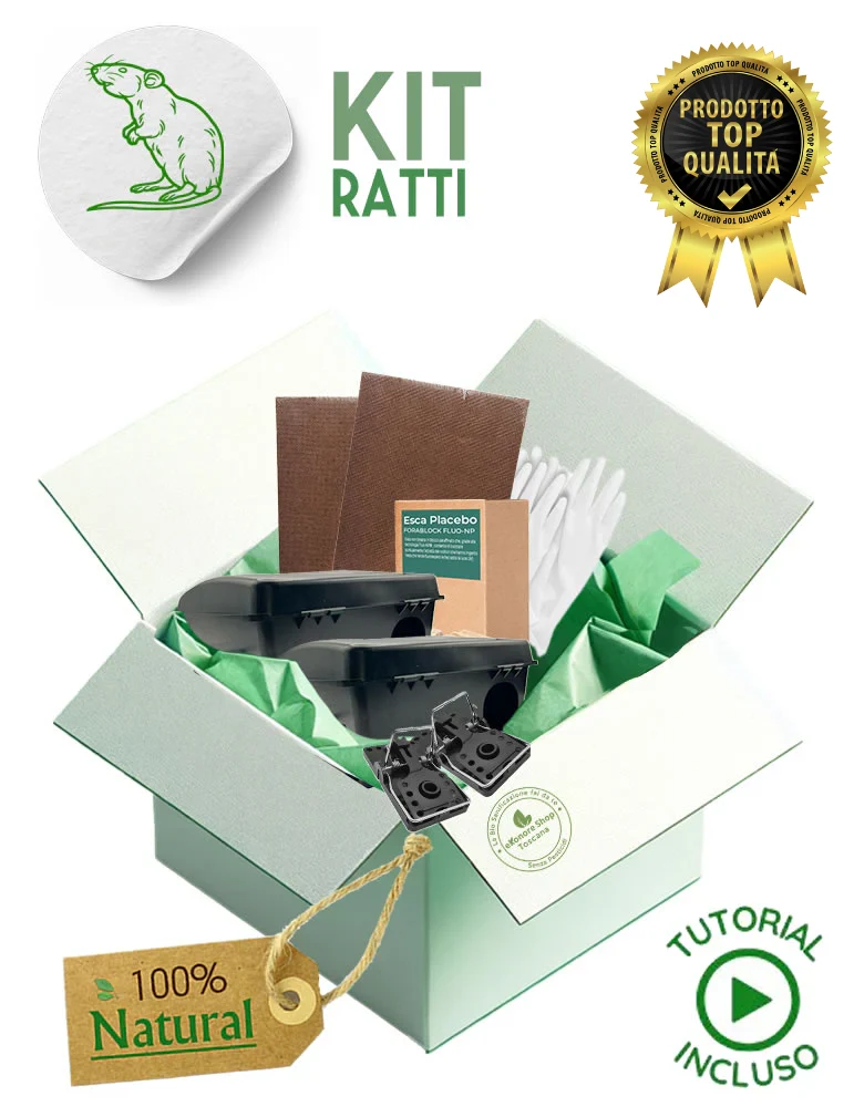 Bioratt | Kit Derattizzazione Ratti Large