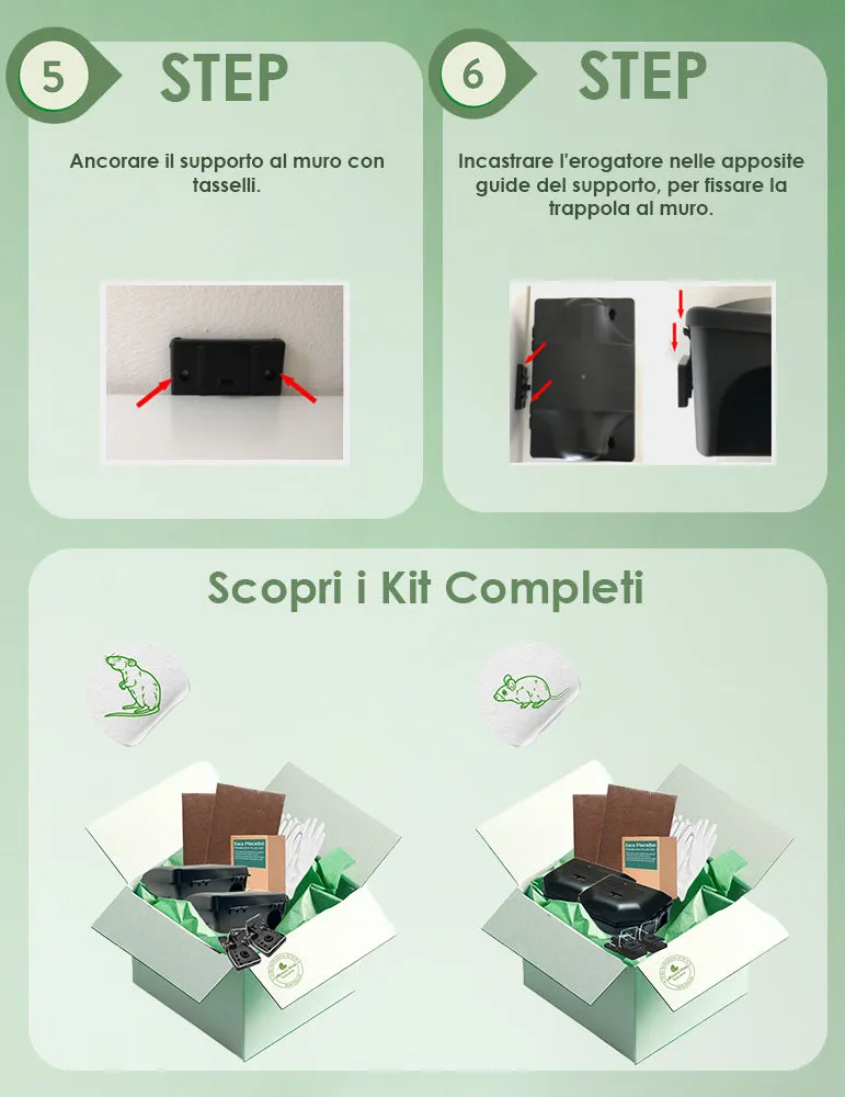 Trappola a scatto per Ratti Snap Trap