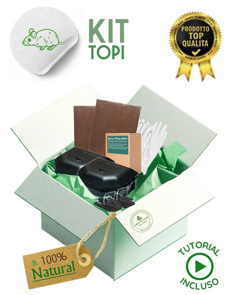 Kit Derattizzazione Topi | Bioratt Small