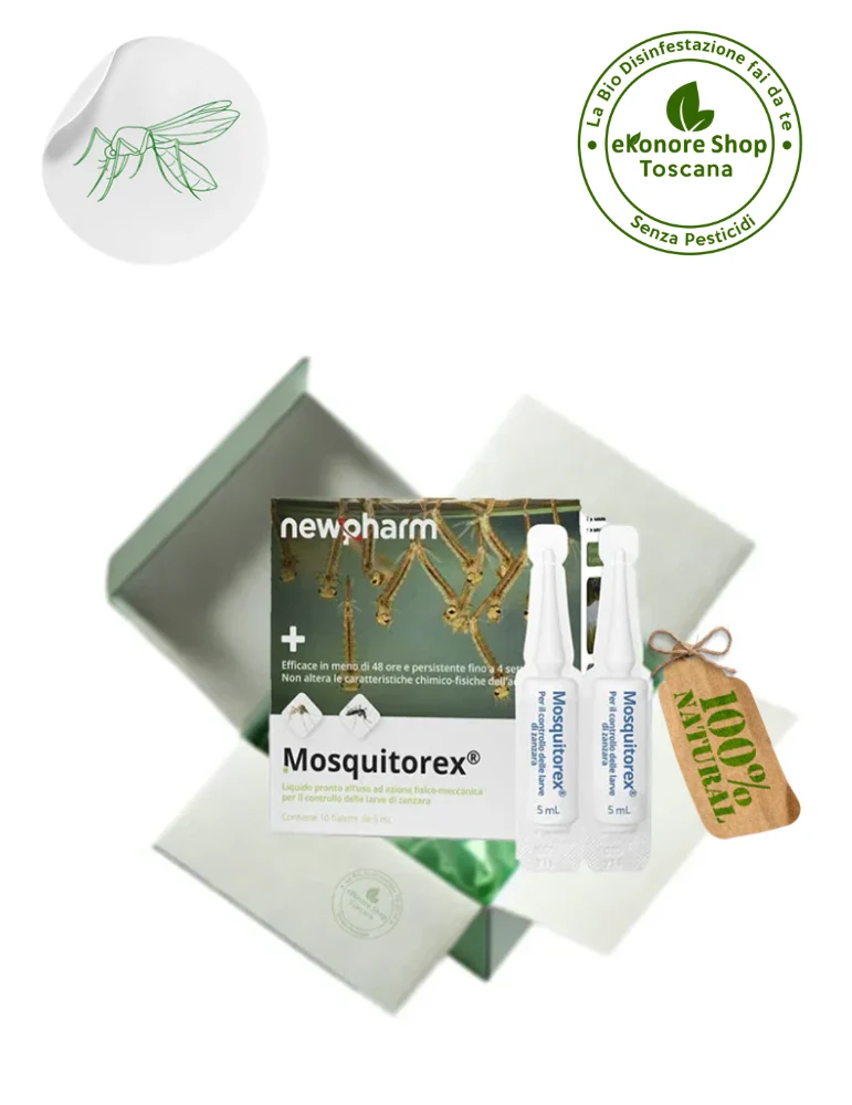 Insetticida Biologico Zanzare Bacillus Thuringiensis Lepidotteri | Mosquitorex