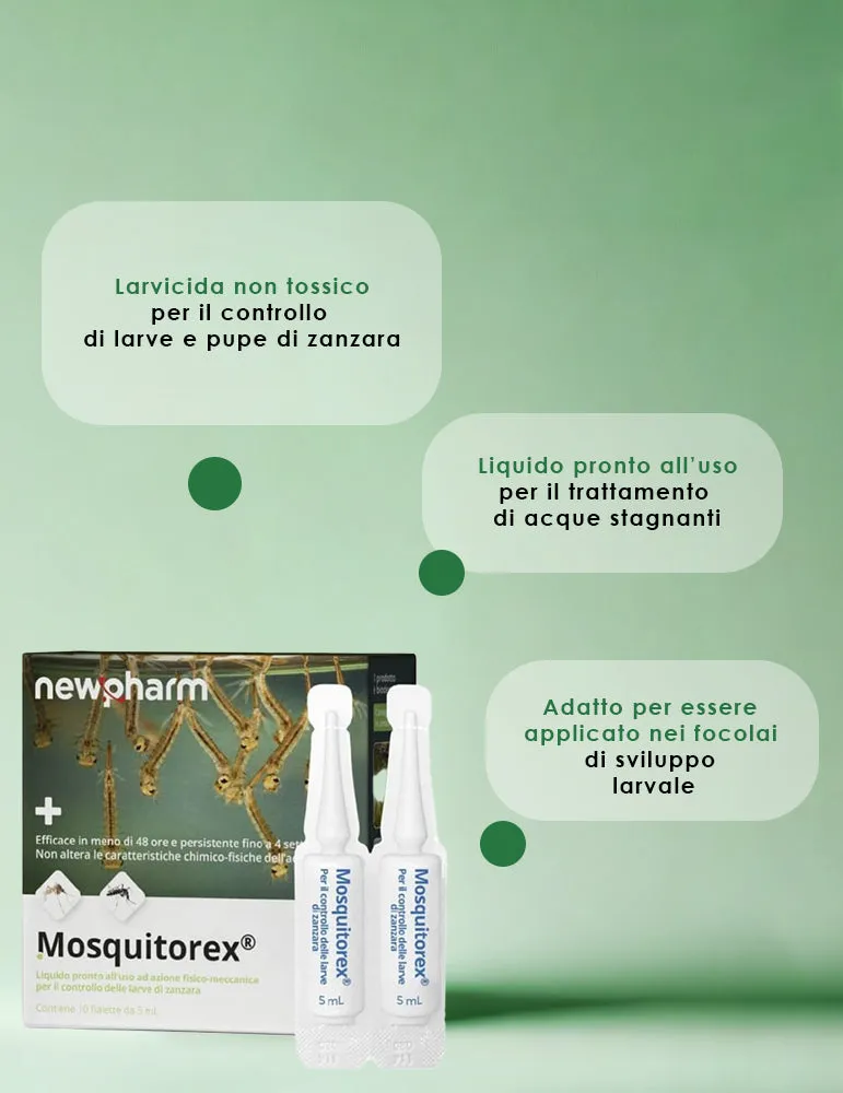 Insetticida Biologico Zanzare Bacillus Thuringiensis Lepidotteri | Mosquitorex
