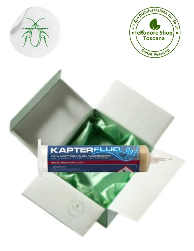 Gel Insetticida Blatte e Scarafaggi KapterFluo 35g | EkonoreShop