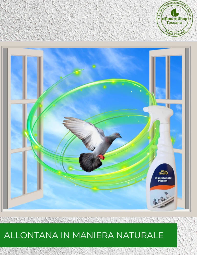 Disabituante Spray 750 ml | Piccioni e Volatili