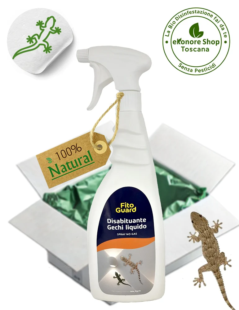 Disabituante Repellente Naturale Gechi e Lucertole Spray
