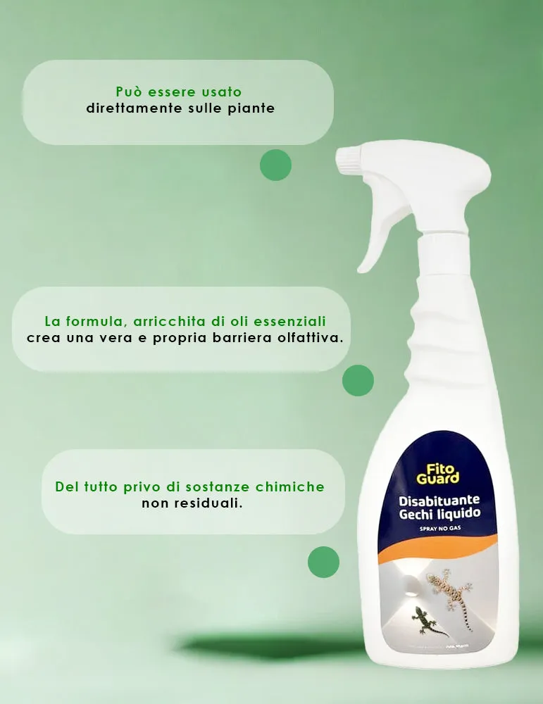 Disabituante Repellente Naturale Gechi e Lucertole Spray