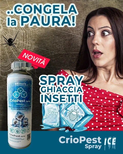 CrioPest | Spray insetticida congelante ad azione rapida