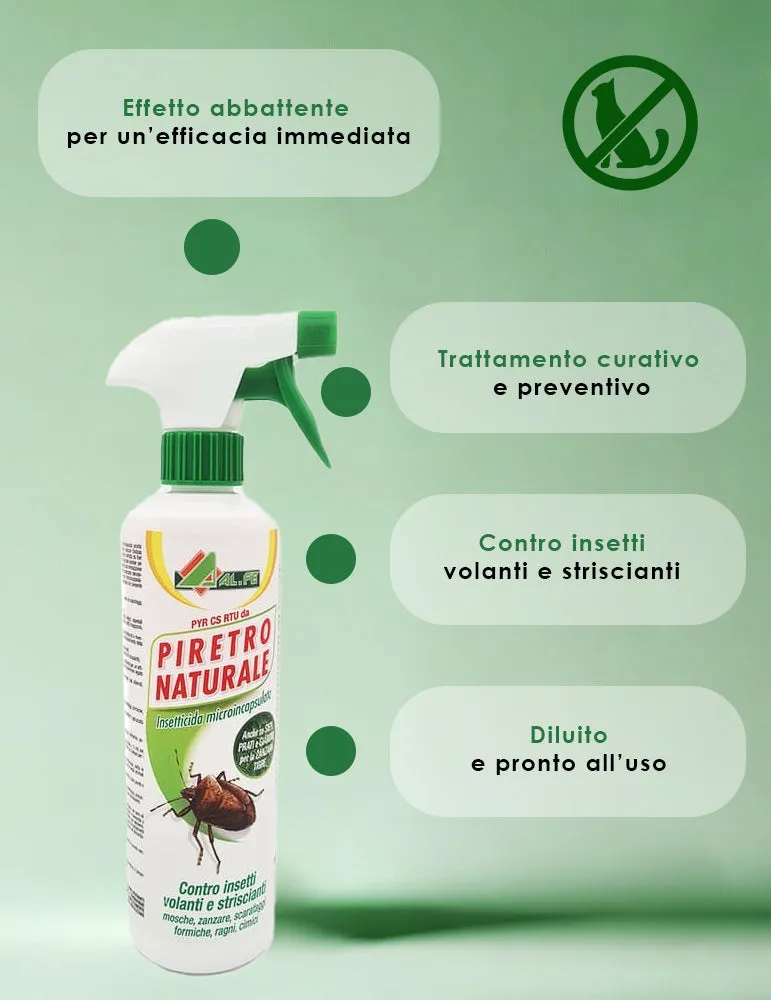 Piretro Insetticida Diluito Pronto all'uso | PYR CS RTU 500ml
