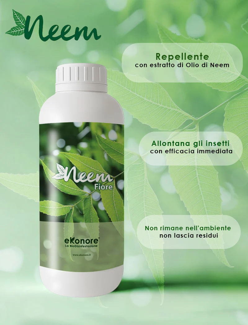 Olio di Neem Repellente Naturale 1000 ml