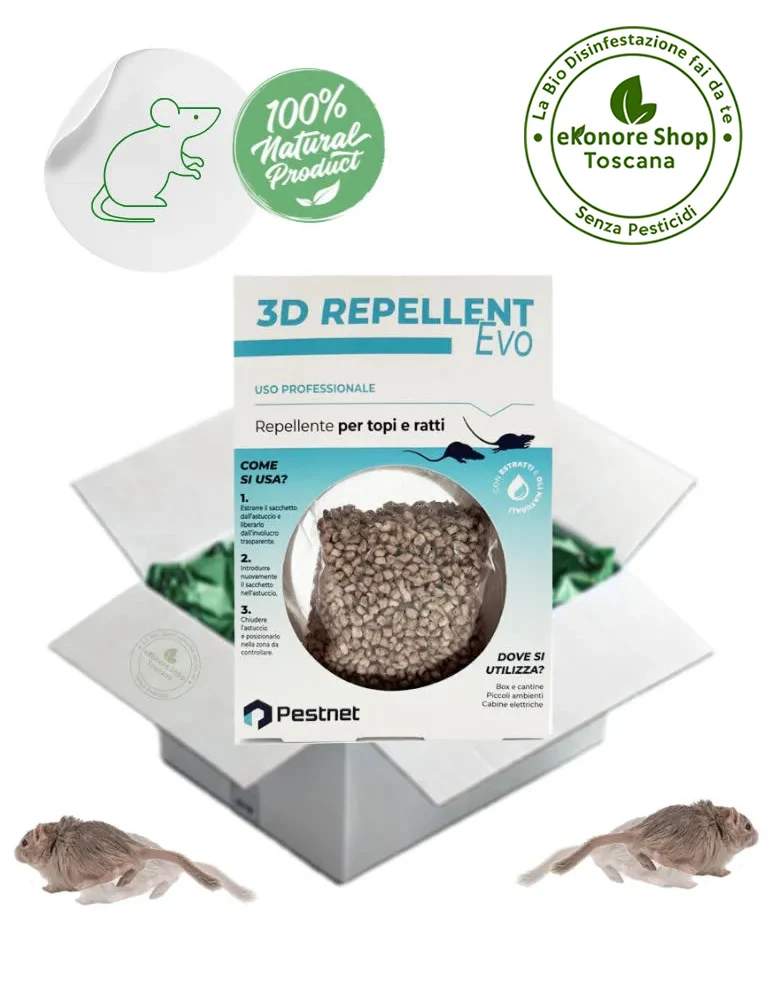 Repellente Naturale Scaccia e Allontana Topi e Ratti