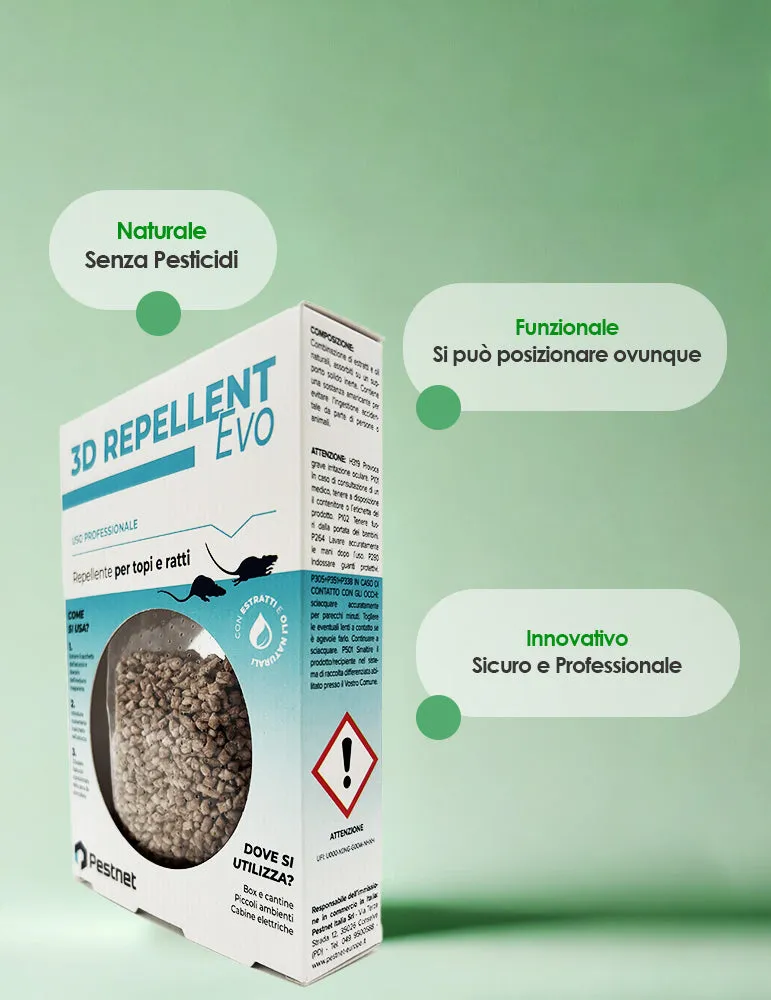 Repellente Naturale Scaccia e Allontana Topi e Ratti