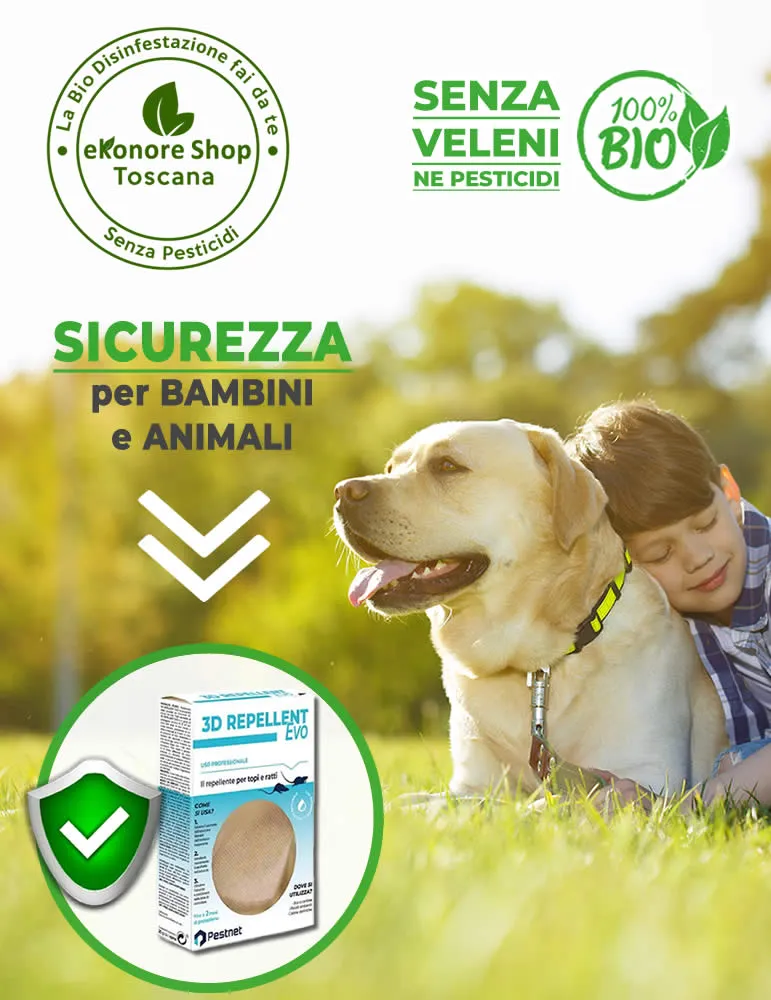 Repellente Naturale Scaccia e Allontana Topi e Ratti