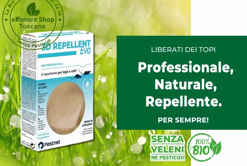 Repellente Naturale Scaccia e Allontana Topi e Ratti