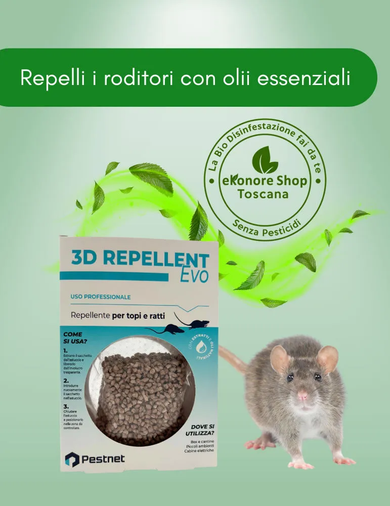 Repellente Naturale Scaccia e Allontana Topi e Ratti